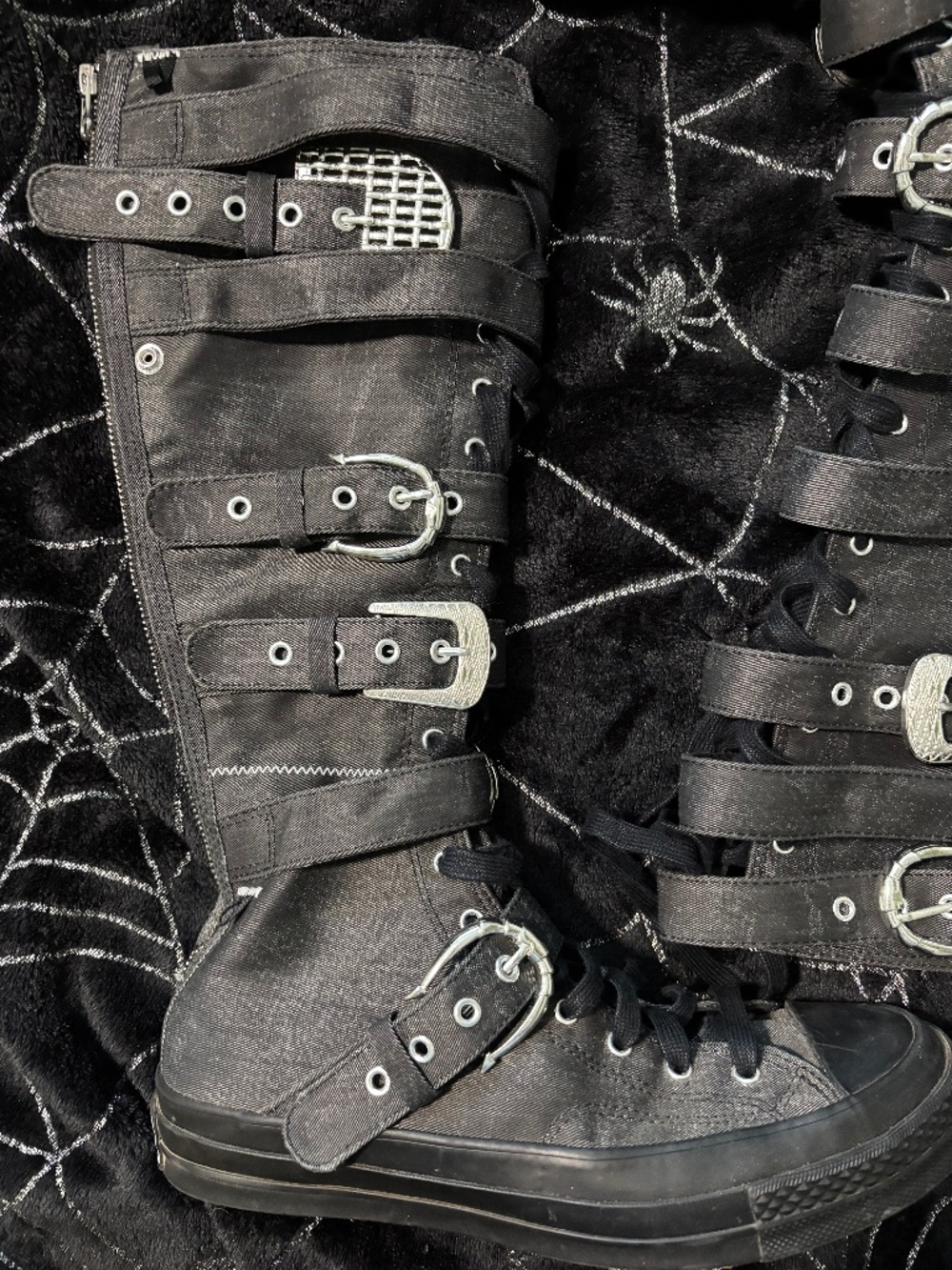 Limited Edition Converse x Maritine Ali Chuck 70 XXHI Buckle Knee High Sneaker